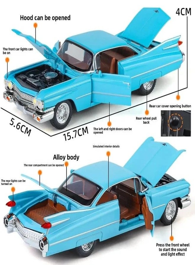 Magicwand 1:24 Scale Die-Cast 1959 Cadilllac Elldorado Biarritz【Large】【Box Packed】 with 4 Openable Doors,Pull Back Action,Lights,Music【Random Color】【Pack of 1】 - Image 3